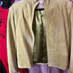 Elegant Olive Green Women's Blazer